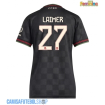 Camisa de time de futebol Bayern Munich Konrad Laimer #27 Replicas 3º Equipamento Feminina 2025-26 Manga Curta